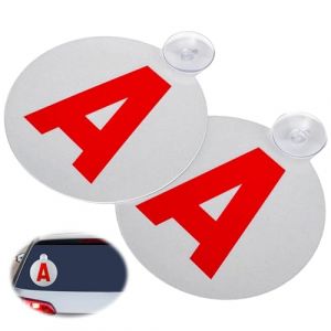 Arvoni 2 Pi&egrave;ces Disque A Jeune Conducteur, &Oslash; 15cm, Disque Jeune Conducteur avec Ventouses Puissante, R&eacute;sistant aux UV et R&eacute;fl&eacute;chissant la Nuit, pour Les Adolescents (XingJiaHongSheng, neuf)