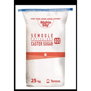Sucre Semoule Pâtissière 400 Béghin Say 25kg - Livraison Gratuite France - Expédition par la sté Bo Time (Bo Time - Direct Fabricant, neuf)