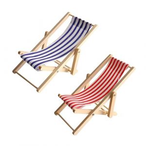 Lot De 2 Transat De Plage Pliable,Mini Chaises Longues Décoratives,Chaise Longue Enfant,Transat Enfant Exterieur,Chilienne Jardin Exterieur,Convient À Une Utilisation Intérieure Et Extérieure À Maison (YeMinYu, neuf)