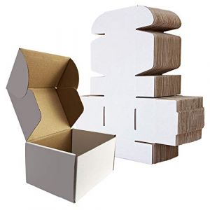 RLAVBL Boite Carton Expédition 15.3x10.2x7.6 cm, Lot de 25 Boites Carton en Blanche (ArtersEU, neuf)