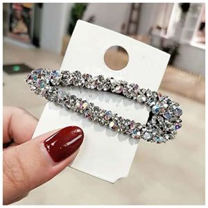 Épingle À Cheveux Strass brillant épingle en épingle à cheveux en épingle à cheveux en épingle à cheveux accessoires coiffure coiffure coiffure coiffure Épingle À Cheveux Mariage(White) (钟祥市微琼维商贸有限公司, neuf)