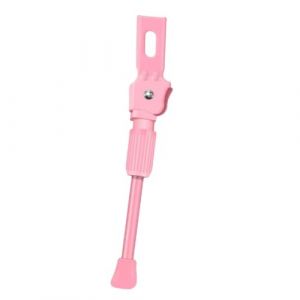 JISADER Béquille de vélo pour Enfants, Accessoires de Cyclisme, Support de vélo d'équitation de Remplacement, béquille latérale réglable, Rose 20 Pouces (JIAPpin, neuf)