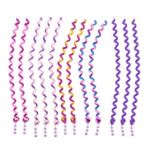PACKOVE 12 Pièces Outils de Coiffure Colorés pour Filles Accessoires de Diy pour Cheveux Bouclés et Chignons (Spring TU, neuf)
