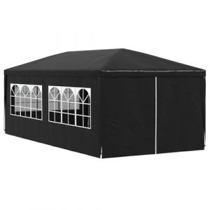 vidaXL Tente Réception 3x6 m Anthracite Jardin Terrasse Patio Pavillon Tonelle (vidaXL FR, neuf)