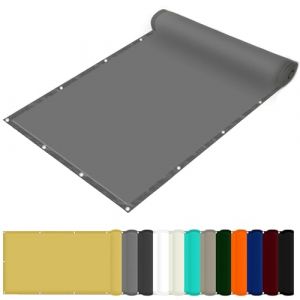 Filet D'Occultation Rectangulaire 250 x 300 cm Tissu Polyester UV Protection avec Oeillets Toile Imperméable La Couverture Végétale pour Serre Et Pergola, Gris Clair (LvLiangShiLiShiQuYiGeDianZiShangWuYouXianGongSi, neuf)