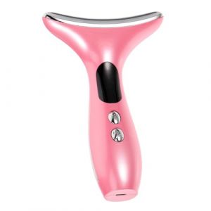 BELLIFFY Appareil De Soin Du Cou Réducteur Double Menton Masseur Raffermissant La Peau Du Cou Les Rides Machine Appareil Anti-rides Instrument De Tirage Au Cou Rose Abdos (Hunation, neuf)