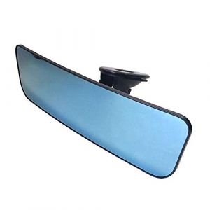 R&eacute;troviseur Int&eacute;rieur Conduite Accompagn&eacute;e Universel pour Voiture Miroir Anti-&eacute;blouissement Clip Panoramique pour V&eacute;hicule (Miroir Bleu/avec Ventouse) (BININBOX-FR, neuf)