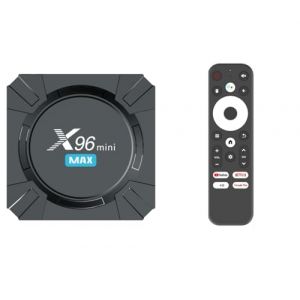 Streaming Boitier IPTV Android TV : Boitier TV Smarters - Lecteur Multimedia Smart Code Quad Core Chip 4k Box Android X96 Mini Max (Xinuna, neuf)