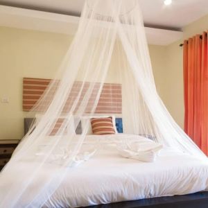 HIQE-FL Moustiquaire Ciel de Lit King Size,Moustiquaire Filet Baldaquin,Grande Moustiquaire,Moustiquaire Ciel de Lit Adulte,Moustiquaire de Lit Double (HIQE-DE, neuf)