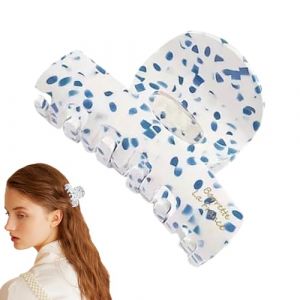 Clips de griffe de cheveux, clips de griffe pour femmes | Craignes de cheveux de dents | 2,4 pouces esthétique élégante petite sort hold non glissement style à moitié accessoires pour la plage de mari (kexcudg, neuf)