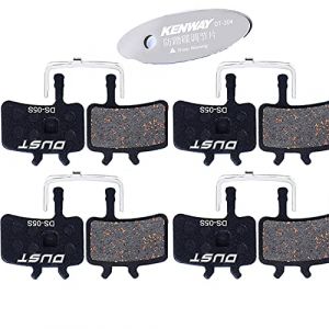 CYCEARTH Lot de 4 Paires de Plaquettes de Frein de vélo pour Avid BB7 Elixir Juicy 3 5 7 (Semi-métallique) (CYCEARTH Cycling Equipment Co.,LTD, neuf)