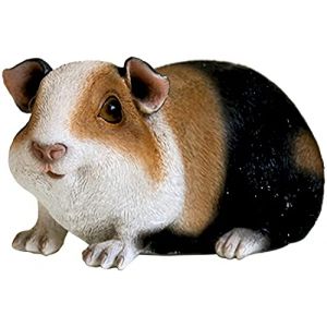 NEFSO Figurines de d&eacute;coration de Jardin de Cochon d'Inde de Simulation Animaux Mignons mod&egrave;le Jardin ameublement de Ferme de Campagne, 3.9" de Haut (caoguanghuaiamz, neuf)