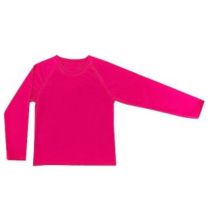 Laphilo 6016 T-Shirt de Protection Solaire UV pour Enfants, Maillot de Bain à Manches Longues, Surf, Natation, Plage, Fuchsia Fluo, 10 Ans (3E S.R.L., neuf)