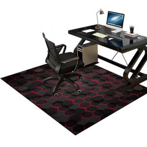 Tkuhknag Tapis Chaise de Bureau, Tapis de Protection antid&eacute;rapant de Plancher de Chaise de Bureau, Tapis Gaming Sol pour Sols durs, Prot&egrave;ge Parquet Chaise roulettes, Tapis de Sol Bureau 100 x 120 cm (Tkuhknag, neuf)