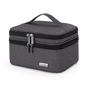 Luxja Box pour Organisateur d'huile Essentielle pour Huile parfum&eacute;e et Accessoires (30 Bouteilles), Noir (SILIDE EU, neuf)