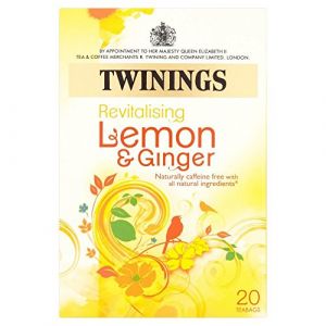 Twinings - Thé goût citron & gingembre - lot de 4 boîtes de 20 sachets (KE DIRECT, neuf)