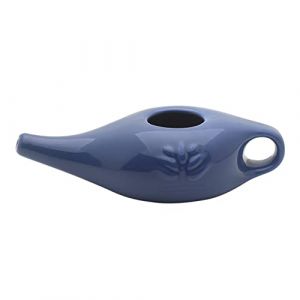 Pot Neti en céramique pour Le Nettoyage Nasal, rinçage des Sinus neti Pot, pour protéger et rafraîchir Vos passages ux (futbenat, neuf)