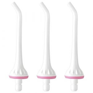 Lot de 3 Embouts de Rechange pour Hydropulseur Oralfree, Nicwell, Nicefeel, COSLUS, Mospro, Zerhunt, Buses à Jet d'Irrigateur Buccal, Matériau ABS Durable, Blanc (ShanXiaoYuYuMao, neuf)