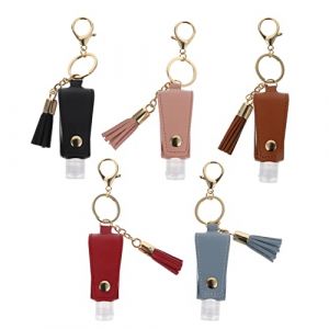FRCOLOR 5 Pi&egrave;ces Pendentif Bouteille De Parfum Porte-parfum De Voyage Bouteille Avec Porte-cl&eacute;s Distributeur Manuel Bouteille De Voyage Bouteille Portable Porte-bouteilles Unit&eacute; Centrale (Laners, neuf)