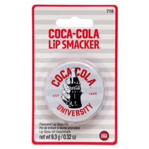 Lip Smacker Gloss Parfum Coca-Cola Classic University Blanc 3,4 g (Cometeshop, neuf)