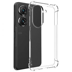 mtb more energy&reg; Coque de protection souple en TPU pour Asus Zenfone 10, Zenfone 9 - Coins renforc&eacute;s - Protection de l'appareil photo - 1,5 mm (mr!trade France, neuf)