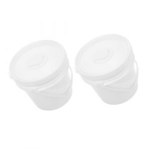 HAWILLOSCH 2pièces Seau Plastique Pour Lingettes Avec Couvercle Distributeur De Lingettes Humides Pour Bébés Et Rangement De Serviettes Papier Pour Voiture Et Salle De Bain (YanyeeK, neuf)