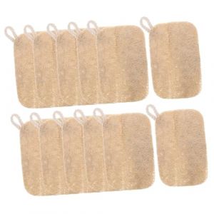 Générique 10 Pièces Éponge de Loofah pour Vaisselle de Épurateur Doux et Non Rayant pour Cuisine Nettoyage Ustensiles Réutilisable et Pratique (XUETN, neuf)
