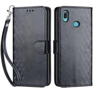Coque pour Huawei Y6 2019 / Y6 Prime 2019, Coque Huawei Honor 8A 2019/2020, Etui Protection Housse Premium Cuir de Portefeuille en Fermeture Magn&eacute;tique Flip Case pour Honor 8A Pro Coque (Noir) (DIKAS, neuf)