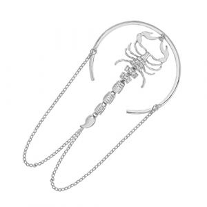 TOGEVAL Scorpion Brassard Bijoux Pour Femmes Haut Du Bras Bracelet Manchette Bracelet Bras Bracelet Strass Bracelet Haut Du Bras Chaîne Haut Du Bras Bande Bracelet Pour Les Femmes Bras (HeroYn, neuf)