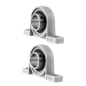 XiKe 2 pi&egrave;ces KP000 Al&eacute;sage 10 mm Roulements &agrave; palier en alliage de zinc mont&eacute;s sur bride, Pour Imprimante 3D/DIY/CNC Machine/Robotique et syst&egrave;me de mouvement lin&eacute;aire. (XIKE BEARINGS FR, neuf)