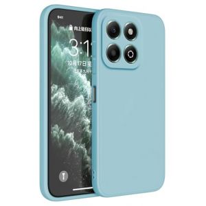 HAFFAN Coque en Silicone TPU Compatible avec Honor 200 Smart/Honor X7C (6.8"), Housse Etui de Protection pour T&eacute;l&eacute;phone Portable - Bleu Clair (haffan, neuf)