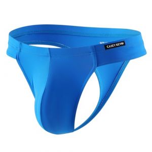 Casey Kevin String Homme Tanga Taille Basse Slip sous-Vêtement G-String T-Back Thong élasthanne Underwear (Casey-Kevin, neuf)