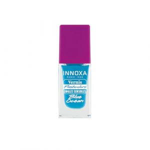Vernis Fluorescent Blue Ocean 8ml – Ongles Sensibles - Bleu | Tenue Longue Durée Ultra Brillante – Collection Flashcolors Innoxa Paris 1920 (La Malle Au Trésor, neuf)