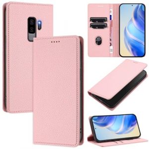 xinyunew Coque pour Samsung Galaxy S9 Plus, RFID Blocage Portefeuille Etui &agrave; Rabat, Housse en Cuir PU pour Samsung Galaxy S9 Plus, Rose (xinyunew, neuf)