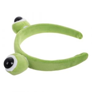 OATIPHO Bandeau Déguisement Tête De Grenouille Costume De Grenouille Couvre-chef De Grenouille Coup De Tête D'animal Bande De Lavage Du Visage De Grenouille Moelleux Plastique Vert (Tsun Ki-sung, neuf)