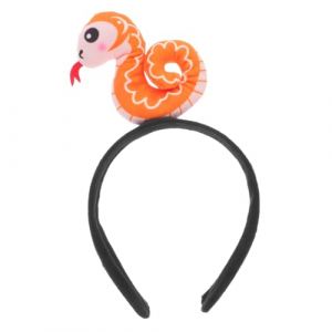 SHERCHPRY Serre-t&ecirc;te Serpent Peluche pour Ann&eacute;e du Serpent Accessoire de D&eacute;guisement avec Oreilles Animaux pour Halloween et F&ecirc;tes (Dnna Huang, neuf)