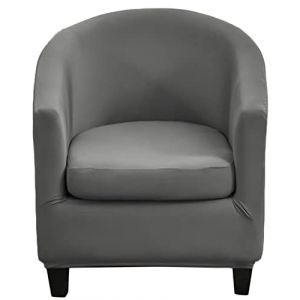 Housse de Fauteuil Chesterfield Cabriolet, Housse Ensemble Fauteuil Club 1place de 2 Pi&egrave;ces avec Housse de Coussin, Housse de Canape Salon Crapaud Extensible Tub Chair (Color : #33) (AMZGRZ, neuf)