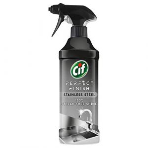 Cif Nettoyant en spray pour acier inoxydable 435 ml (Quick-N-Shop, neuf)
