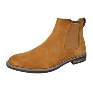 Bruno Marc Bottines Chelsea Homme Boots Confortable Mode en Daim Chameau URBAN-06 Talla 41EU/8US (dreampairsEU, neuf)