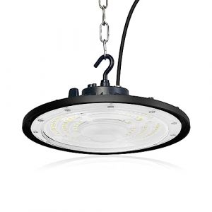 LED UFO High Bay Lumière 200W,Fosingut 20000lm Projecteur LED Industriel,6500K IP65 Étanche Plafonnier LED UFO Spot Lustre Intérieur,Lampe Atelier Éclairage d'entrepôt pour Stade,Garage,Usine,Gym,Hall (Teyinuo Lighting, neuf)