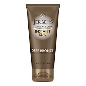 Jergens Natural Glow Instant Sun Hydratant + Bronzer | Teinte fonc&eacute;e | 170 g (Gorgeous Result, neuf)