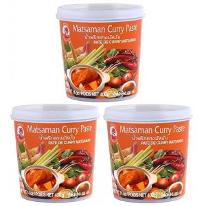 Cock - Pâte de Curry Matsaman - Paquet de 3 (3 x 400g) (Special-Fitness, neuf)