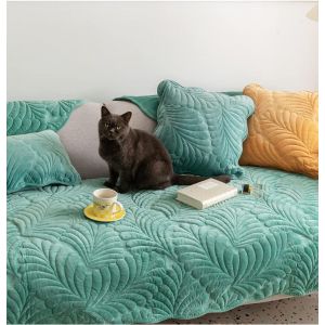 WYJHNLBEDC Housse De Canap&eacute; d'angle, Couvre/Jete/Protege De Canape 3 Places, Housse Bz/Fauteuil/Clic Clac 2 Places Convertible, Protection Canap&eacute; Chat Chien (Absolutely perfect, neuf)