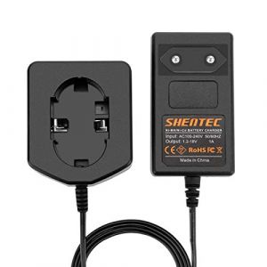 Shentec 1.2V-18V Chargeur UC18YG Compatible avec la Batterie de Style pod Hitachi Ni-MH/Ni-CD 7.2V 9.6V 12V 14.4V 18V (Pas pour Batterie Li-ION) (Shentec FR, neuf)