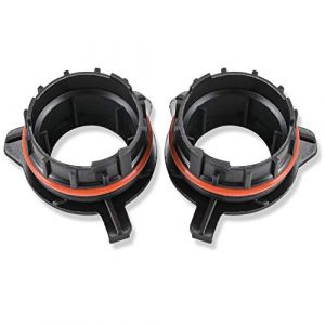 KATUR H7 Adaptateurs Supports Base de retenue pour Ampoule de Phare &agrave; LED H7 pour BMW E39-1 S&eacute;rie 5 520/530 E60/E200/728LI (Pack de 2) (KAtur, neuf)