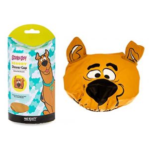 MAD BEAUTY Scooby-Doo Warner Bros Bonnet de douche pour enfant Motif dessin animé Pour une merveilleuse période de douche nostalgique Garde les cheveux secs dans la baignoire ou la douche (C Maphie, neuf)