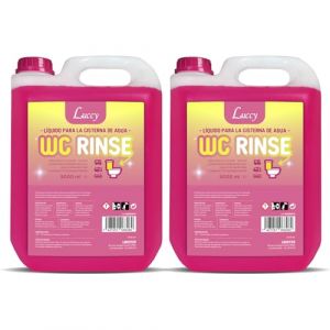 LUCCY WC Rinse 10 Litres - Additif Citerne Eau Propre - Liquide WC Chimique per Hygiène et Nettoie la Tasse de WC Portable (MUNTRADE, neuf)