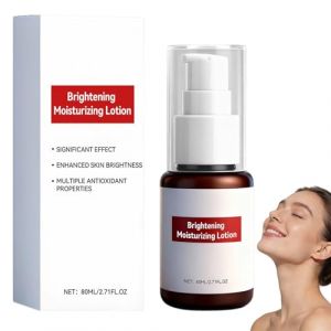 Lotion hydratante &eacute;claircissante, lotion &eacute;claircissante douce pour la peau, lotions hydratantes longue dur&eacute;e avec vitamine E, lotions nourrissantes apaisantes pour le visage, cr&egrave;me quotidienne (1PCS) (Lumina rouge, neuf)