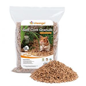 Niteangel Litière naturelle en noix de coco et litière pour hamsters nains, gerbilles, souris, degus ou autres petits animaux (granulés de chêne 8-10 mm) (NiteangelPet, neuf)