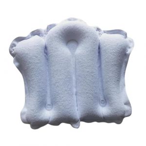 Baoblaze Oreiller de bain gonflable, oreiller de baignoire, coussin repose-tête de baignoire SPA pour le bain, la maison, le cou et les épaules, fournitures de, Blanc (Baoblaze Online, neuf)